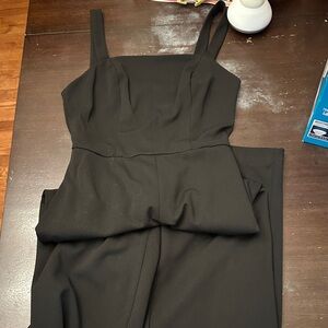 Chic Black Sleeveless Jumpsuit